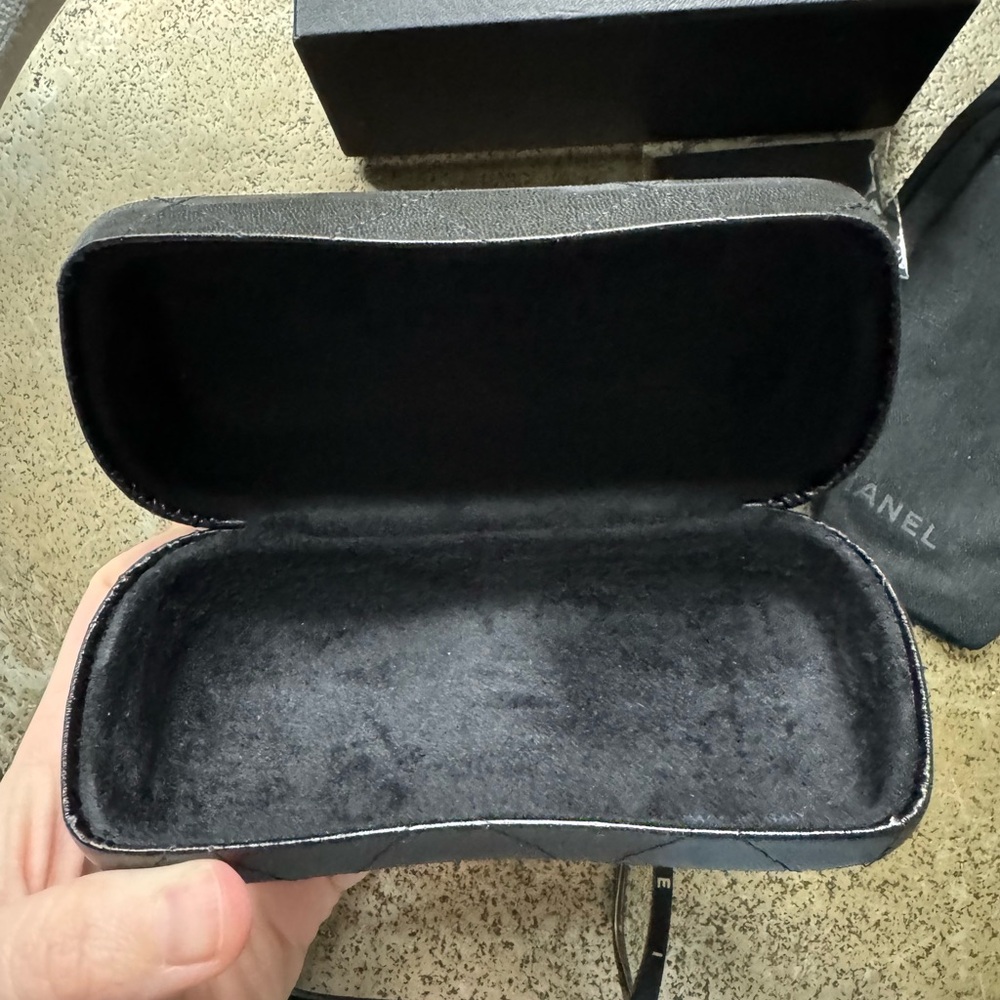 CHANEL Black prescription glasses, with Case and with Soft Pouch. - Picture 14 of 16